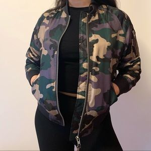 🦎 Camo Bomber Jacket 🦎